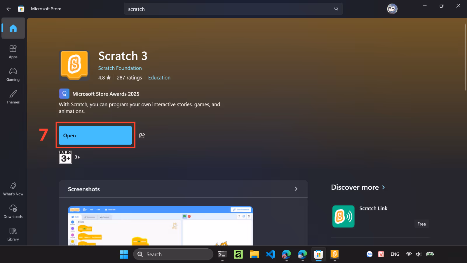 Tải và cài đặt Scratch 3.0 trên máy tính Windows 11